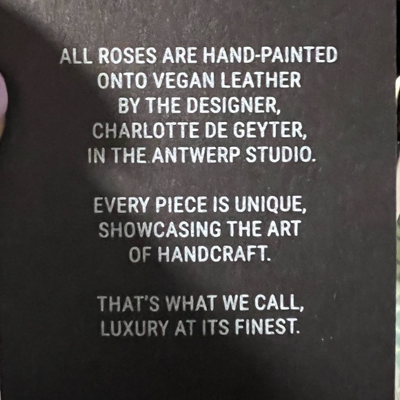 Bernadette Eva Painted Flowers Faux Leather Skirt - Picture 12 of 14